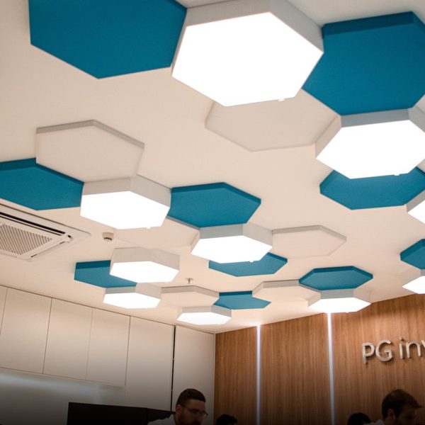 PG Invest – Luminárias Hexagonais 4