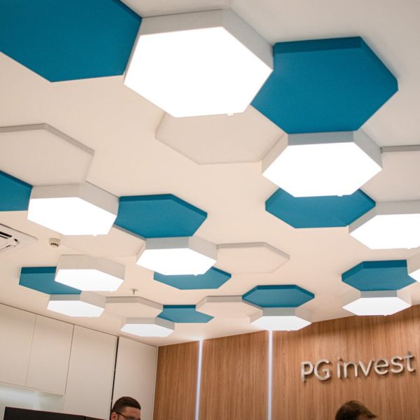 PG Invest – Luminárias Hexagonais 8